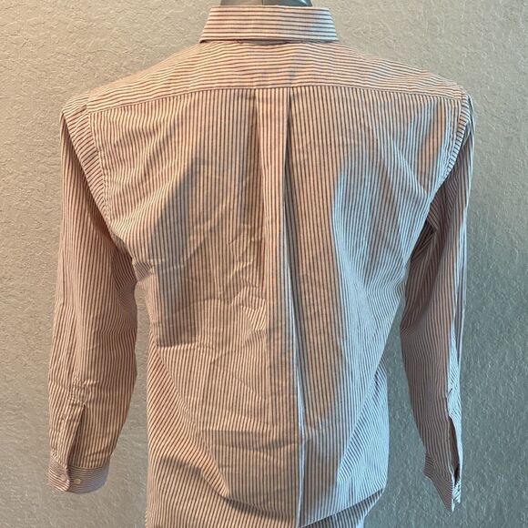 Classic chaps Ralph Lauren pinstripe button-down shirt size 16 | 34-35 - Picture 3 of 4
